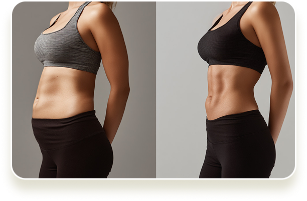 Woman - Before and After