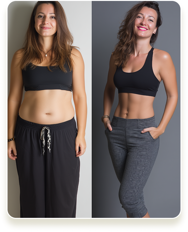 Woman - Before and After